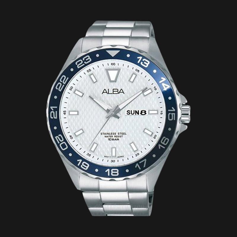 Jual Alba Jam Tangan Pria Silver Blue Original Av3503x1 Online Oktober 2020 Blibli Com