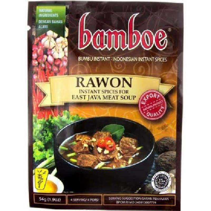Sambal Ijo-Coffee-Rawon-Semur-Tongseng（HALAL Bamboe Sos