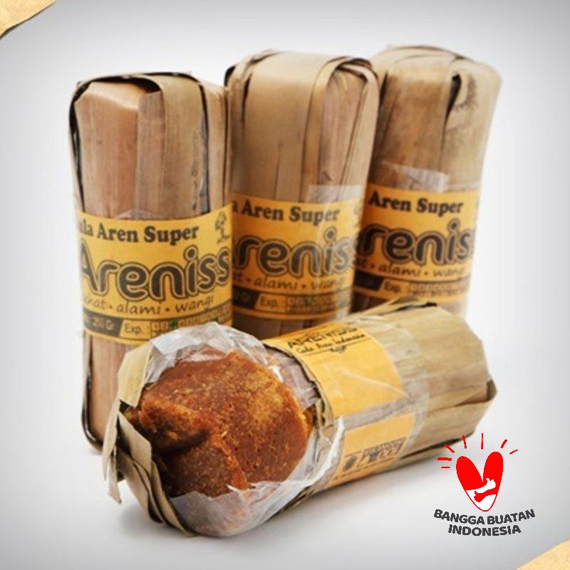 Jual Areniss Gula Kawung Aren Organik Padat Kemasan Daun Toros