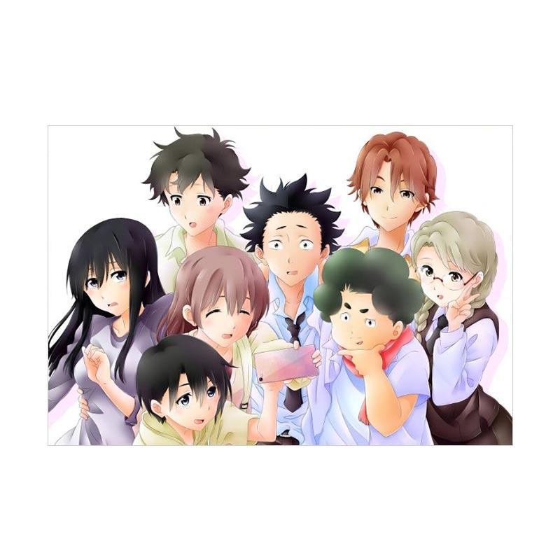 Jual Oem Koe No Katachi Action Figure Poster Anime A3 Murah