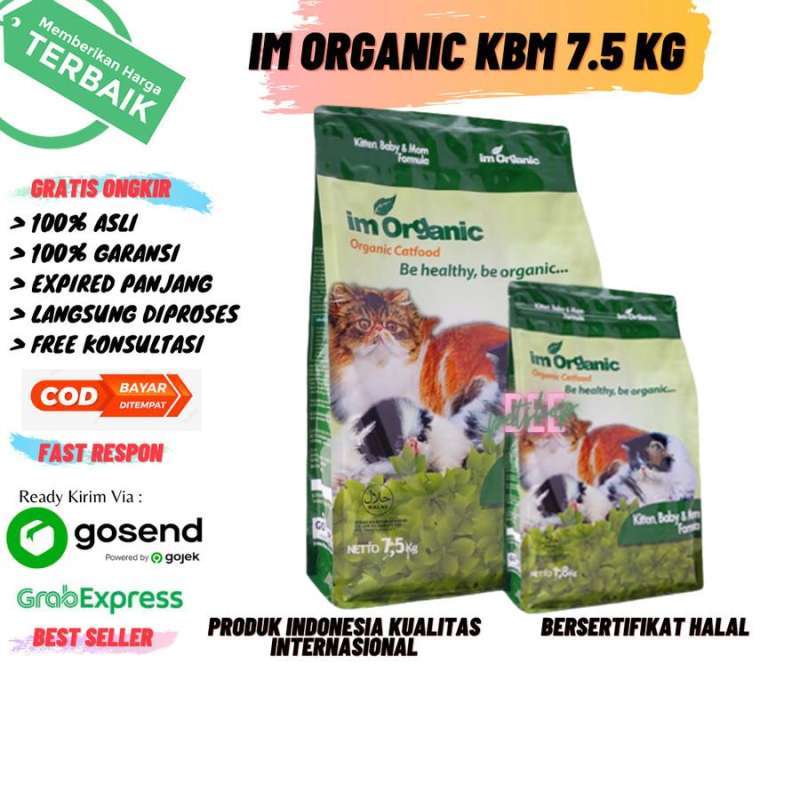 Jual I m Im Imo Kitten Baby Mom Makanan Kucing Anak Cat Food 7.5