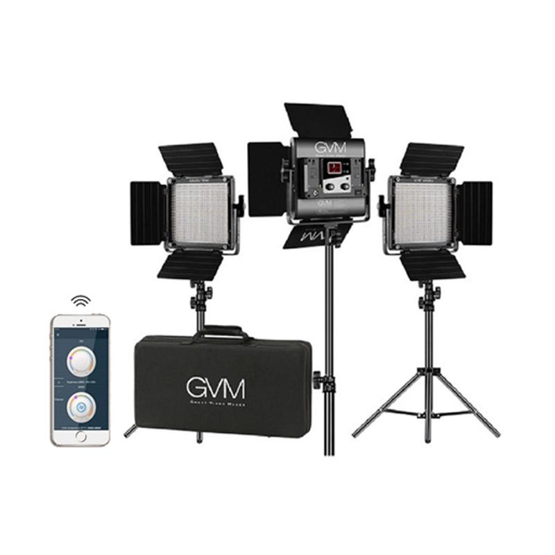 Jual Kamerakamera Gvm 560as 3l Bi Color Video App Remote Control Led Light 3 Light Online September 2020 Blibli Com