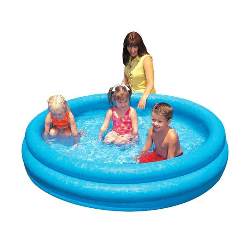 Jual Intex St28 58426 3 Ring Crystal Blue Pool Kolam Renang Anak 147 X 33 Cm Online Desember 2020 Blibli