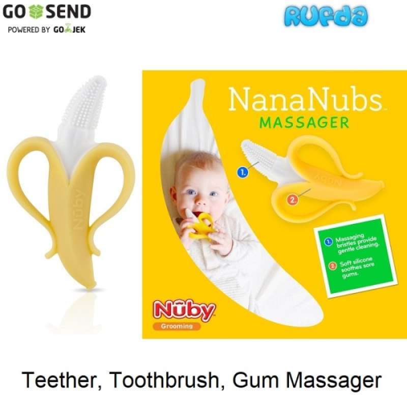 Nuby nana nubs teething toothbrush outlet