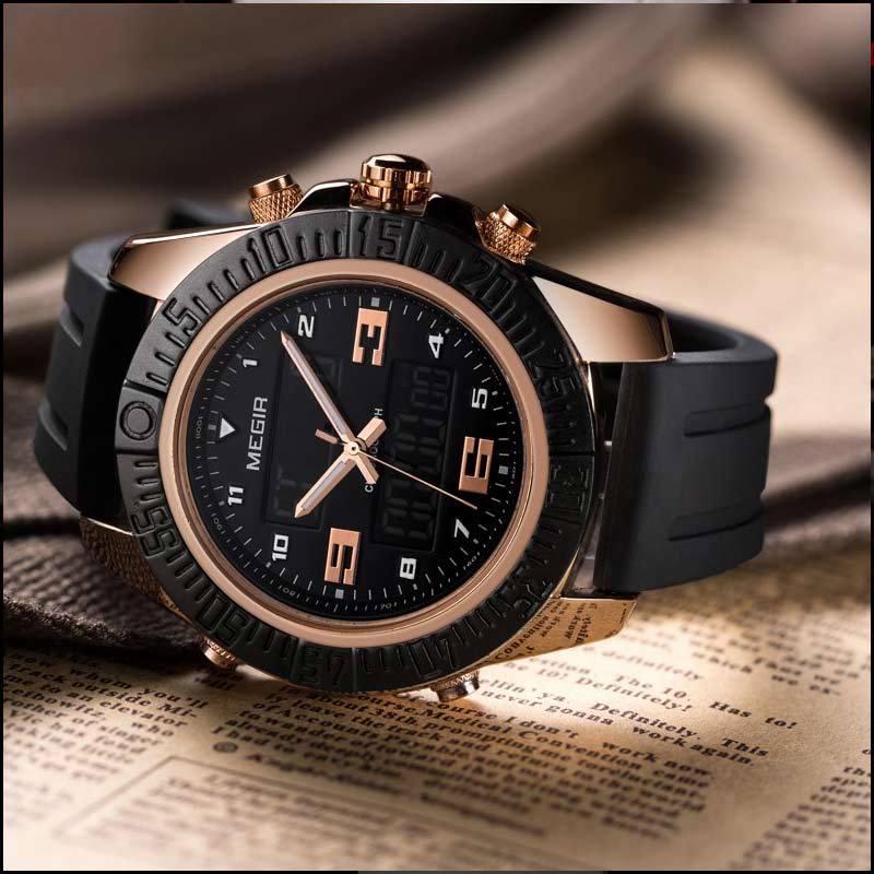 Jual Megir Digital Analog Jam Tangan Pria Original Mn2038 Online November 2020 Blibli Com