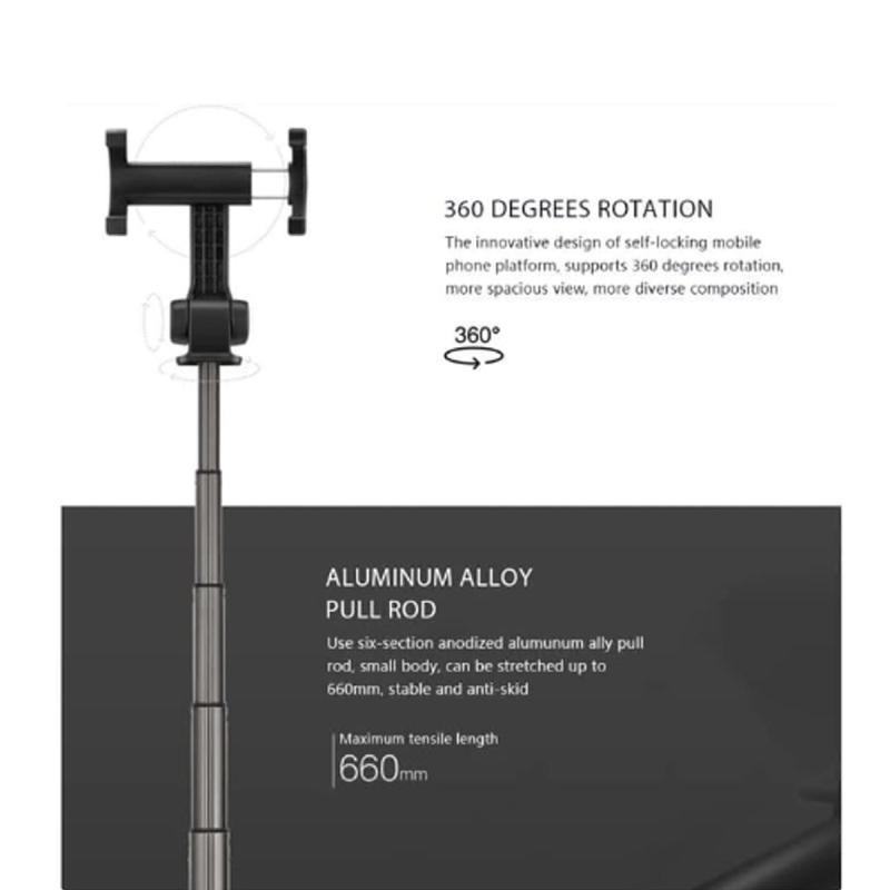 huawei af15 honor bluetooth tongkat selfie stick mini tripod