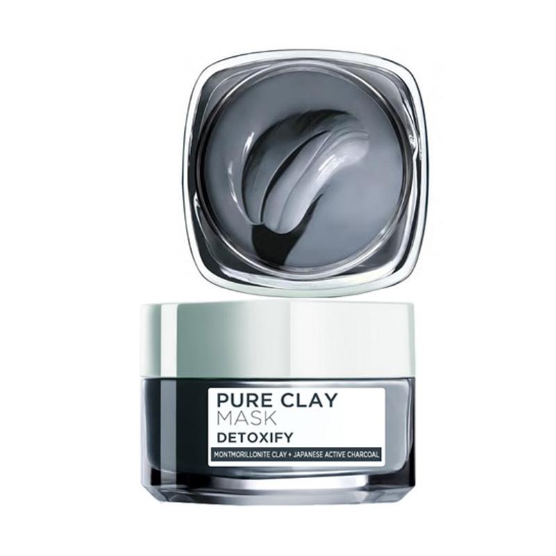 Jual L Oreal Paris Pure Clay Mask Detoxify Skin Care 50 G Murah