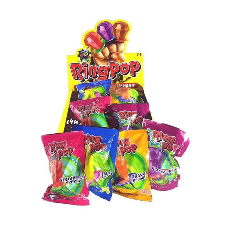 Jual Ring Pop Candy Permen Cincin 3 Pcs Random Murah Juni