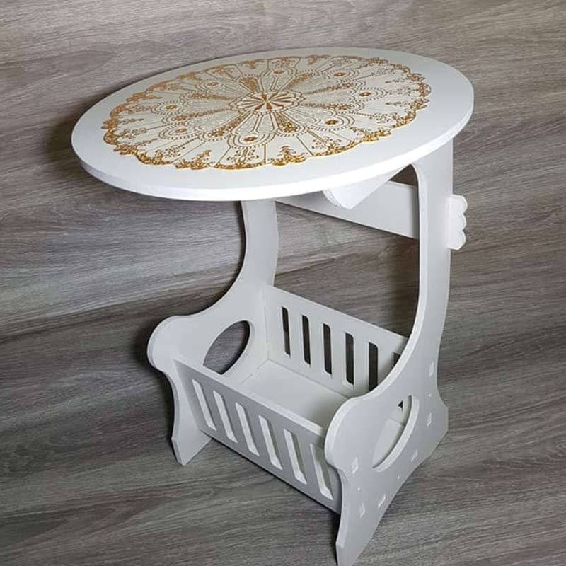 Jual Meja Bulat Samping Small Round Coffee Tea Table Online Maret 2021 Blibli