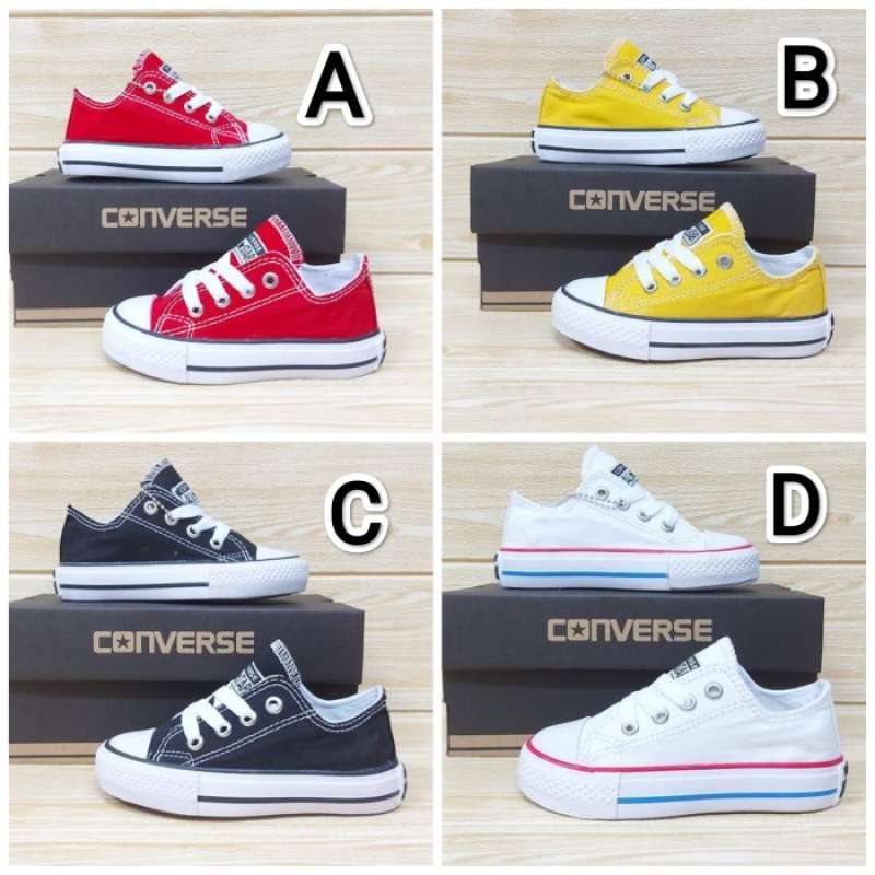 Jual Sepatu Anak Converse All Star Low Grade Original Size 21 35