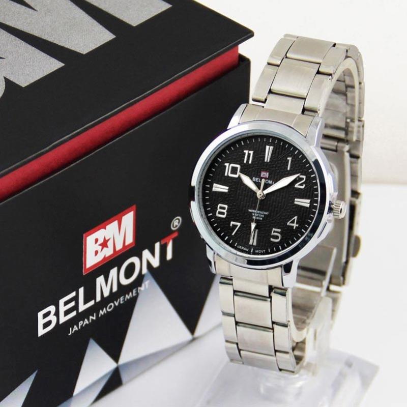 Jual Belmont BM 6006 Rantai Jam Tangan Wanita BLACK WHITE di