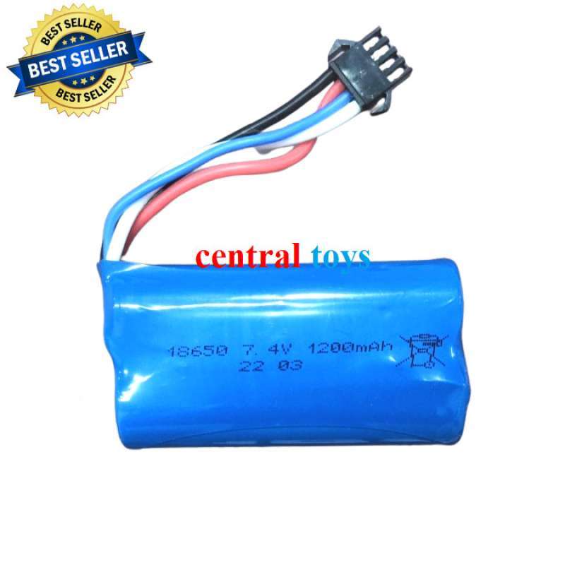 18650 7.4v Rechargeable Battery, Li-ion Sm-4p Battery