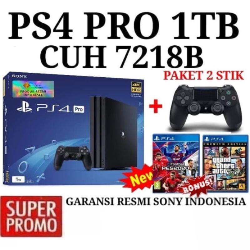 Jual Ps4 Pro 1tb Garansi Resmi Sony Bonus Stick Bonud Pes 2020 Bonus Gta V Premium Online November 2020 Blibli