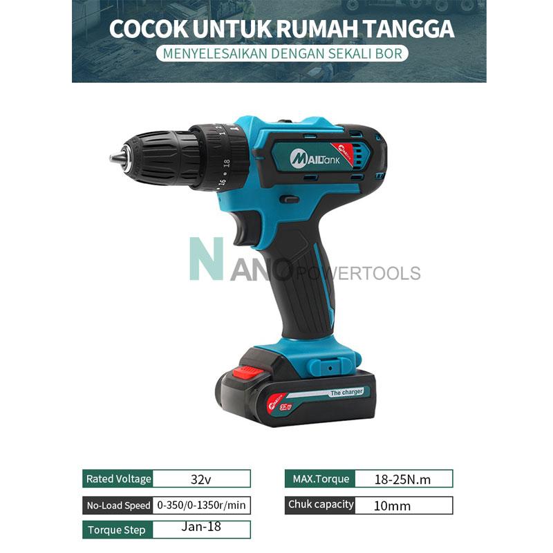 Mailtank cordless hotsell drill 32v review