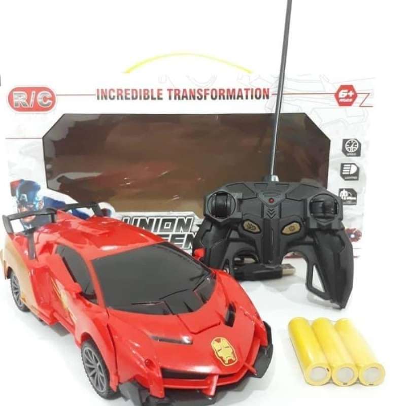 Jual Mainan Anak Remote Control Transformers Iron Man Di Seller