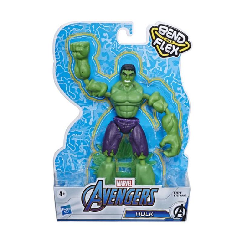 Jual Hasbro Bend And Flex Avse7871 Avengers Hulk Action Figures