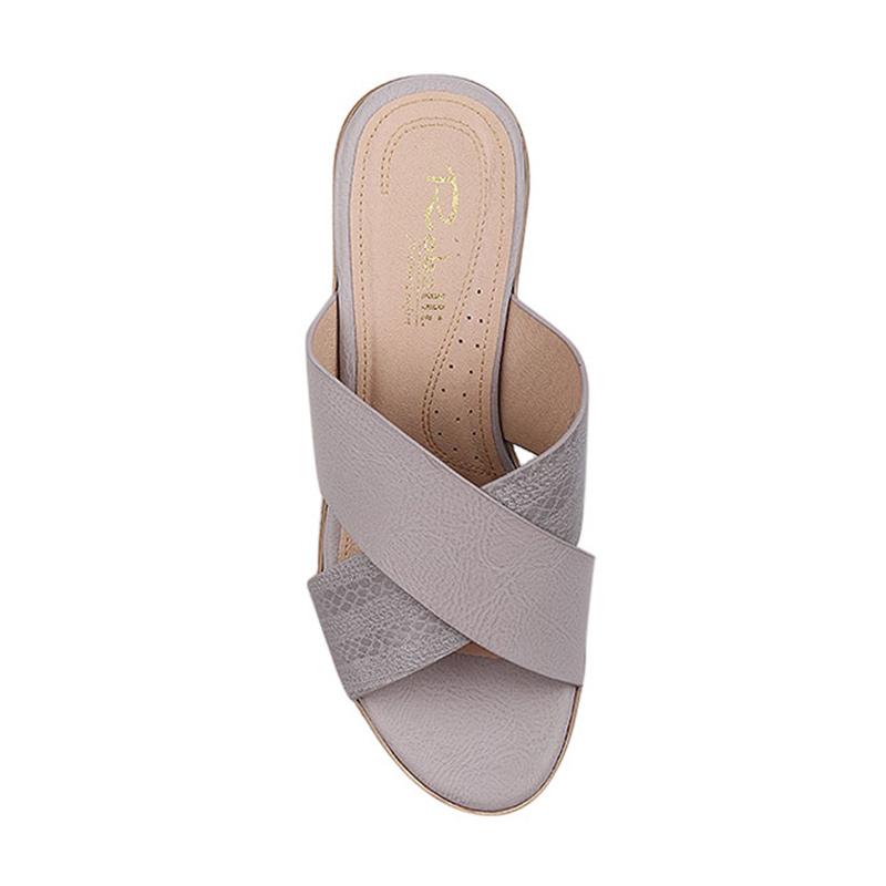 Jual Robelli Rc6394gy Bering Cross Wedges Sandal Wanita Grey Online November 2020 Blibli Com