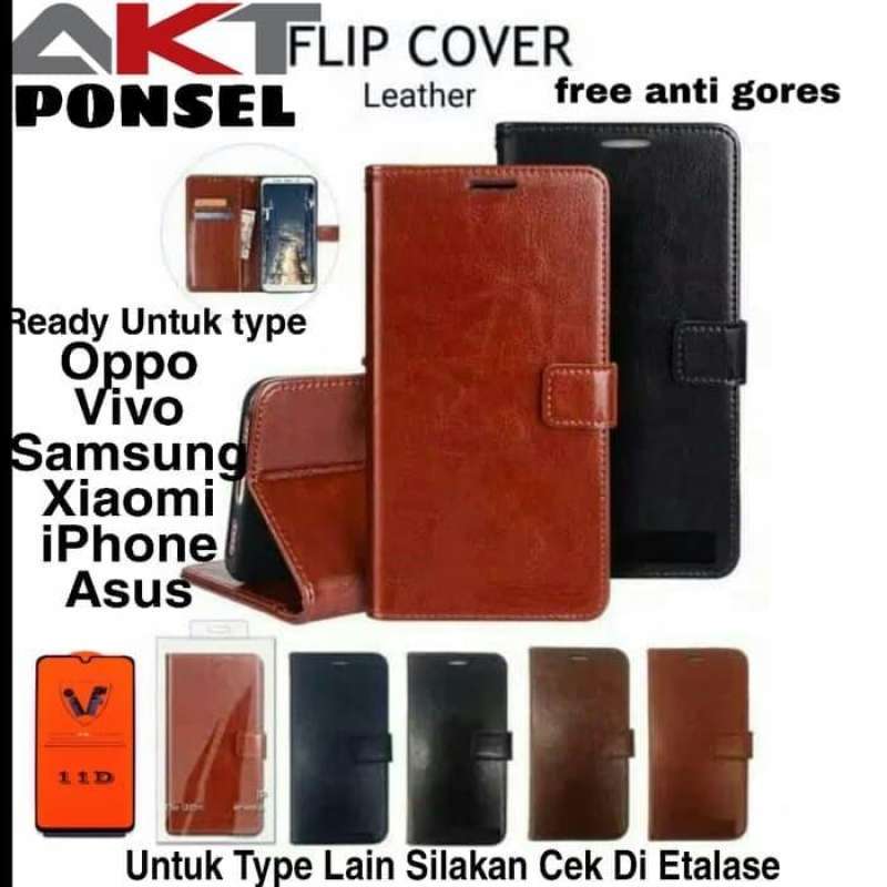 Flip Cover Xiaomi Redmi Note Wallet Leather Case Magnet Dompet