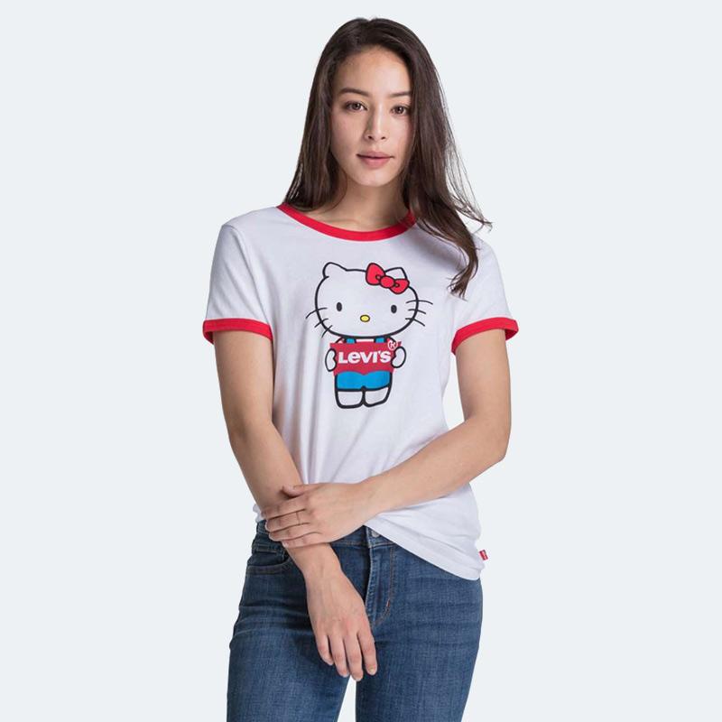 Jual Levi's Perfect Ringer Hello Kitty 