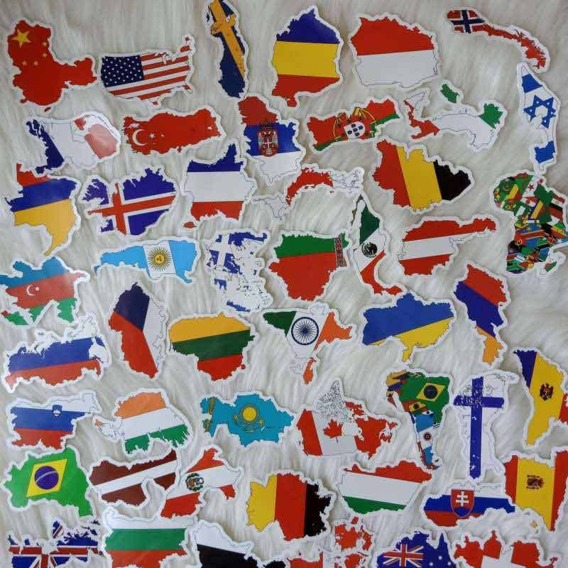 Jual Book Mania Bendera Negara Sticker Bergambar For Laptop Mobil Koper 50 Pcs Online November 2020 Blibli Com