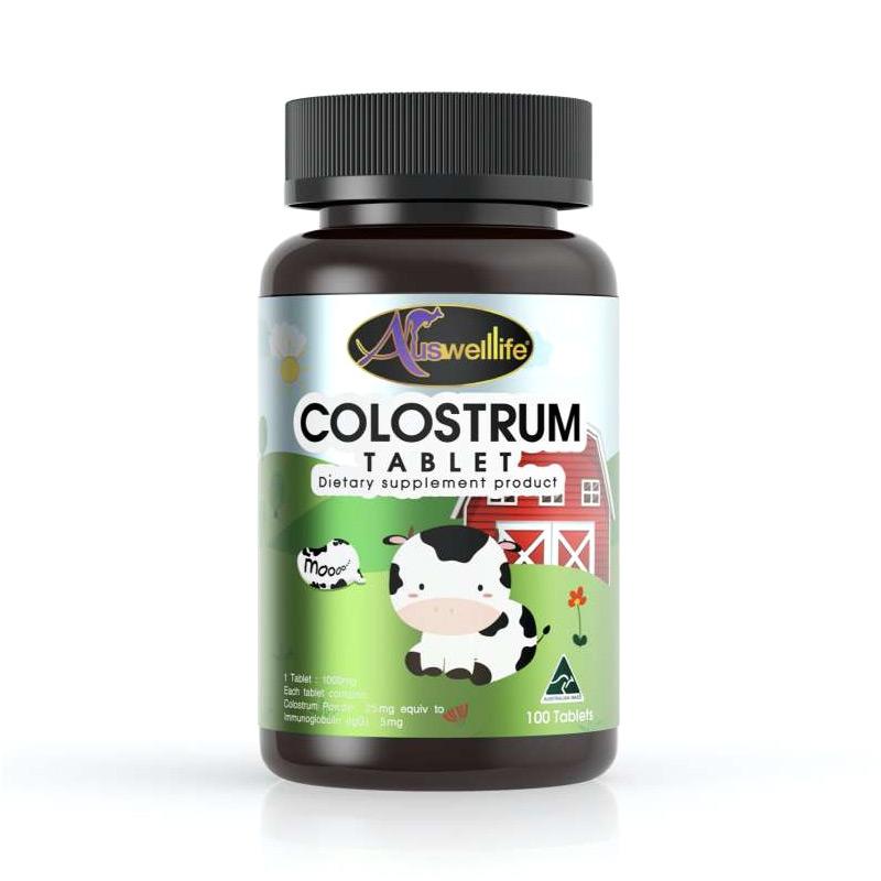 Jual Auswelllife Colostrum Milk Tablet 1000 Mg Suplement 100 Tablets Online November 2020 Blibli