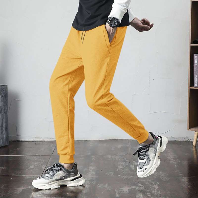Jogger Pants Yellow Baggy Sweatpants Baggy Yellow Jogger Pants