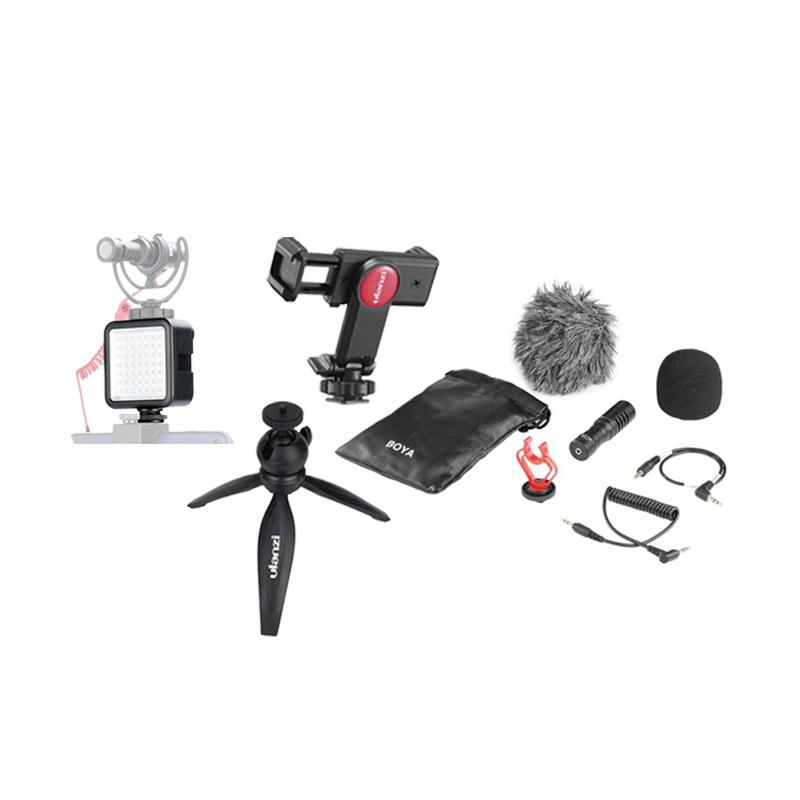 Jual Boya By Mm1 Shotgun Microphone Paket Vlog Smartphone Online September 2020 Blibli Com