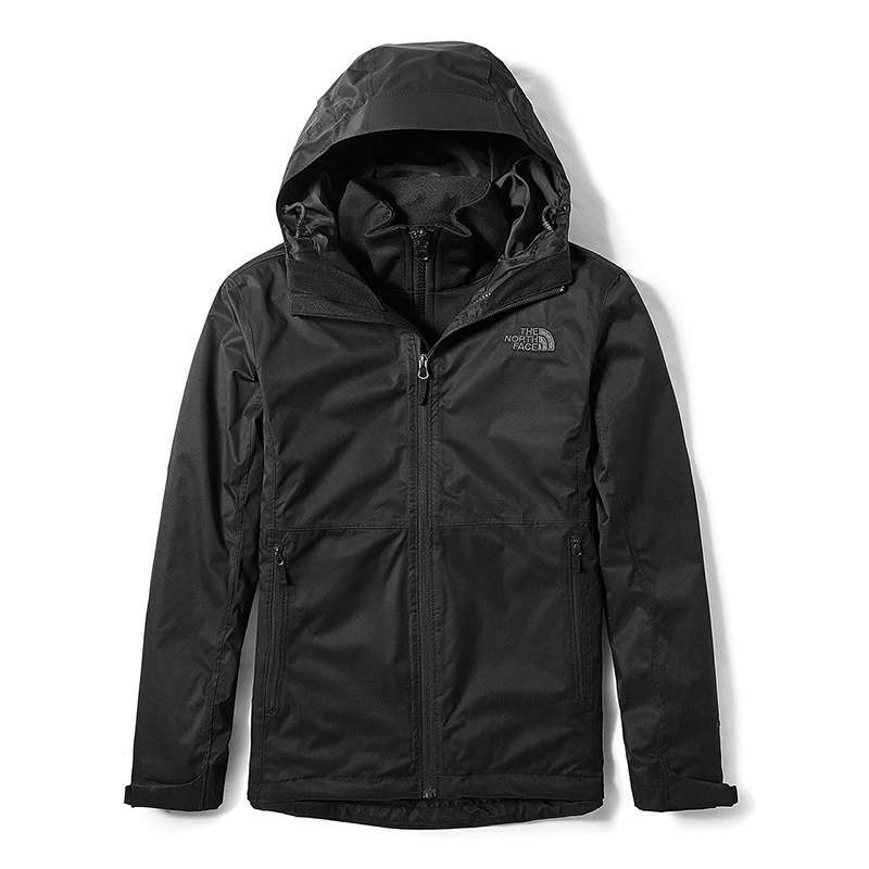 north face black windbreaker mens