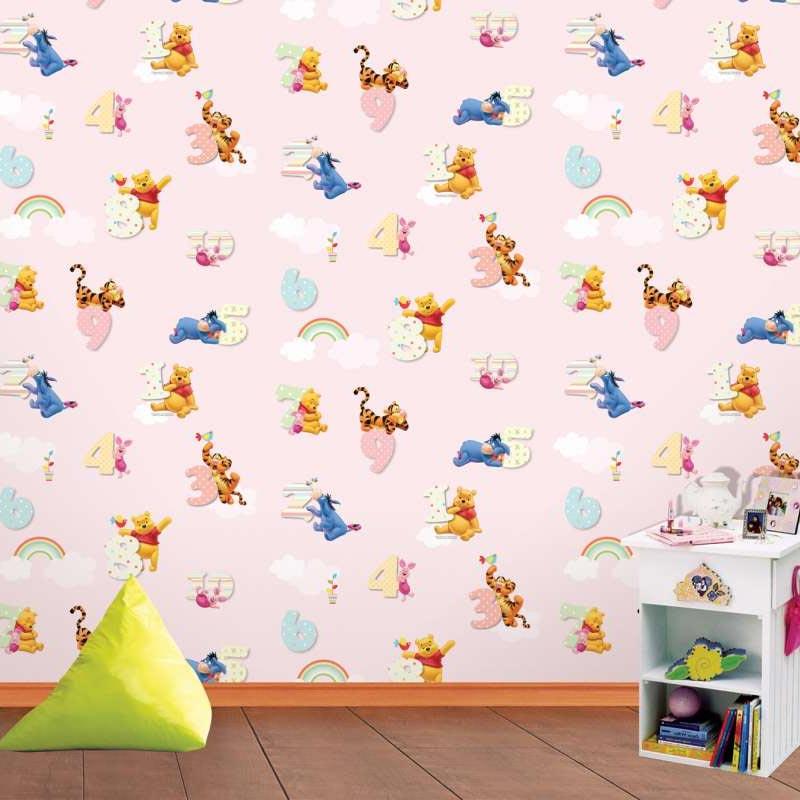 Jual Hyundae Fixpix Dg 11917 Pooh Number Wallpaper Sticker Dinding 1m X 5m Online Januari 2021 Blibli