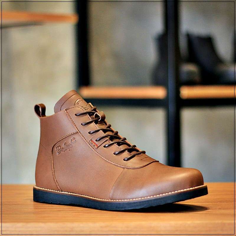 Jual Reggio Brad 087 Sepatu Boot Pria Kulit Sapi Asli Coklat Online Oktober 2020 Blibli Com