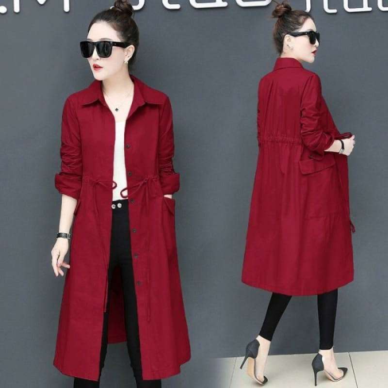 Promo Gratis Ongkir Blazer Wanita Casual Long Coat Korea Style Yolla Maroon Diskon 35 Di Seller Arshop Cadby Serua Kota Depok Blibli