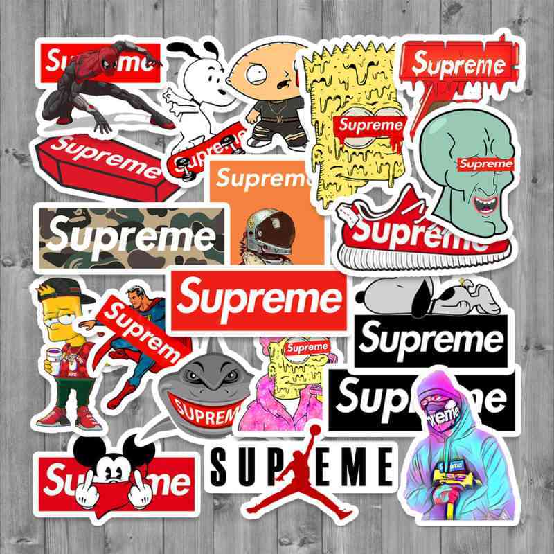 Jual sticker supreme outlet