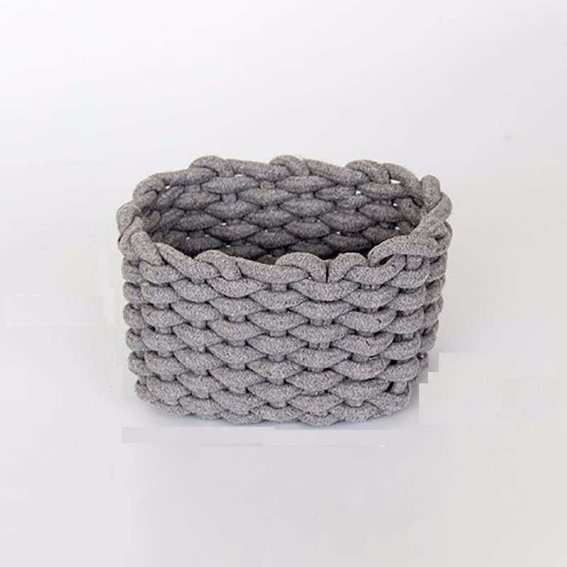 Jual Lans Linen Crotch Storage Baskets Handmade Clothes Laundry Basket Natural Fabric Baby Toys Desktop Small Organizer Box Small Online September 2020 Blibli Com