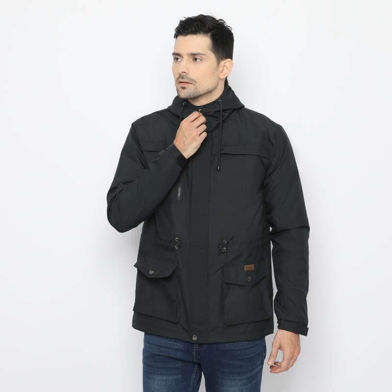 Arcilo Men's Parka Jacket Castan Black