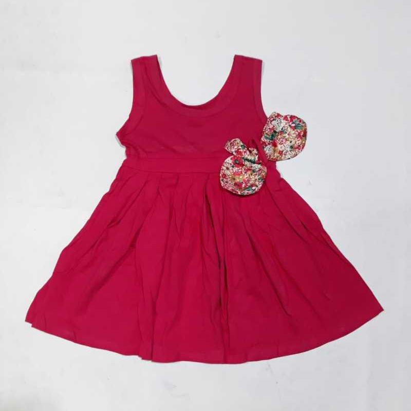 Jual Verina Baby Sleeveless Simple Dress Anak Perempuan Pink Online September 2020 Blibli Com