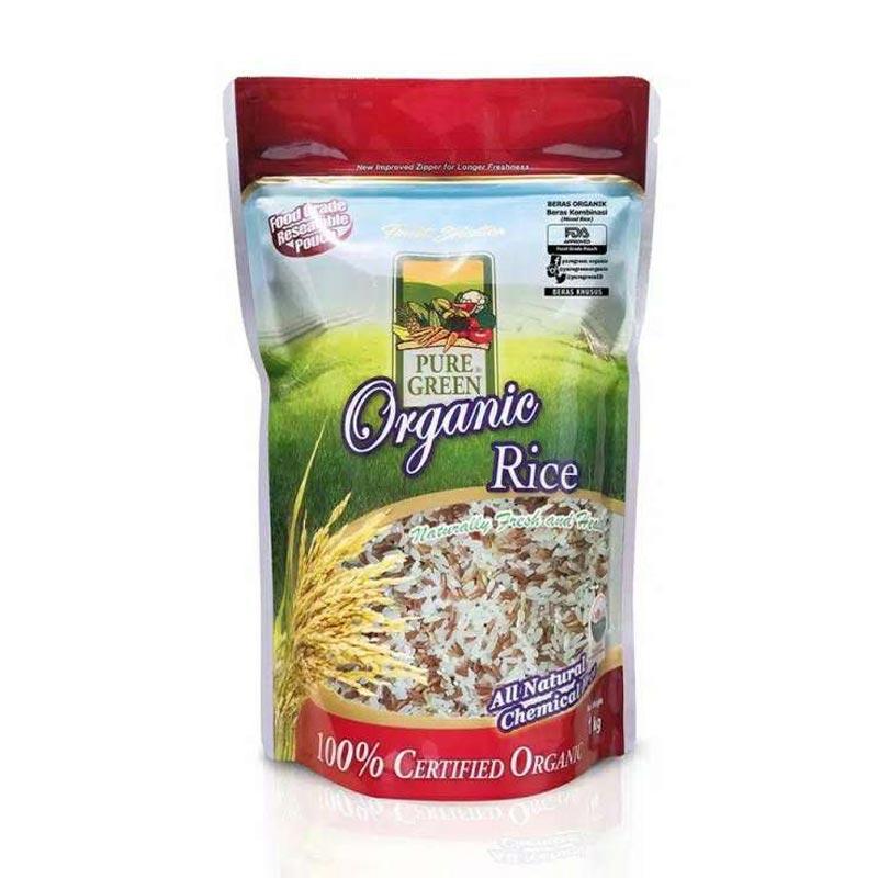 Jual Pure Green Anic Rice Beras Anik Kombinasi 1 Kg Online Mei 2021 