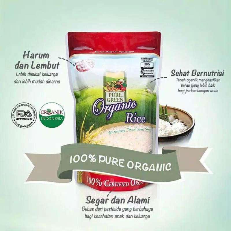 Jual Pure Green Anic Rice Beras Anik Kombinasi 1 Kg Online Mei 2021 