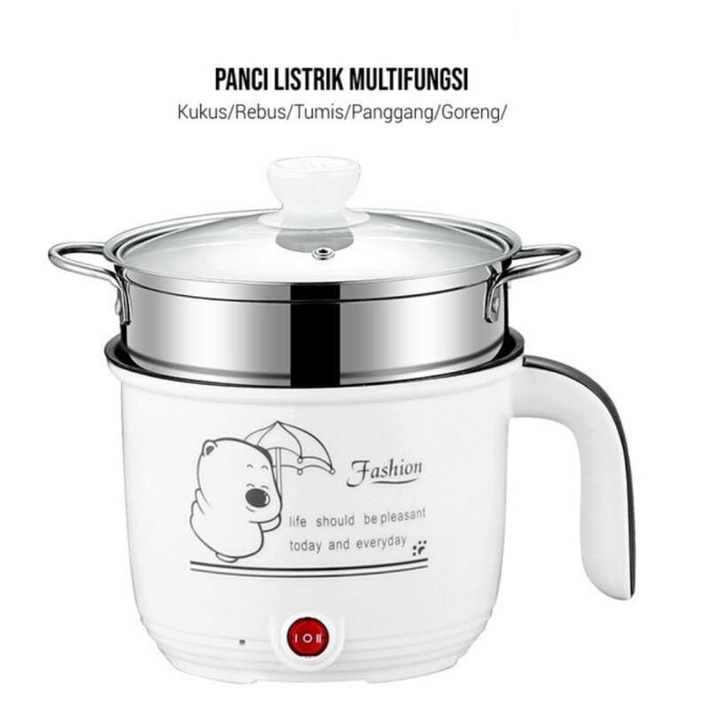Jual Oem Electric Cooker Stainless Panci Listrik Serbaguna 1 8 L Online September 2020 Blibli Com