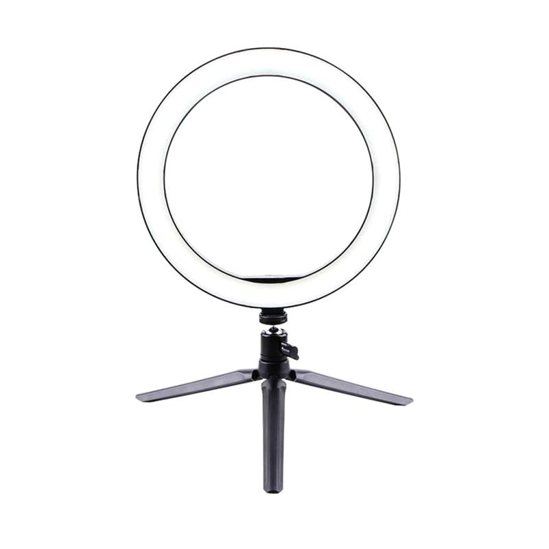 Jual Fashion Deal Usb Led Smd Ring Light Kit With Stand Dimmable Three Colors For Camera Makeup 26 Cm Online November 2020 Blibli Com