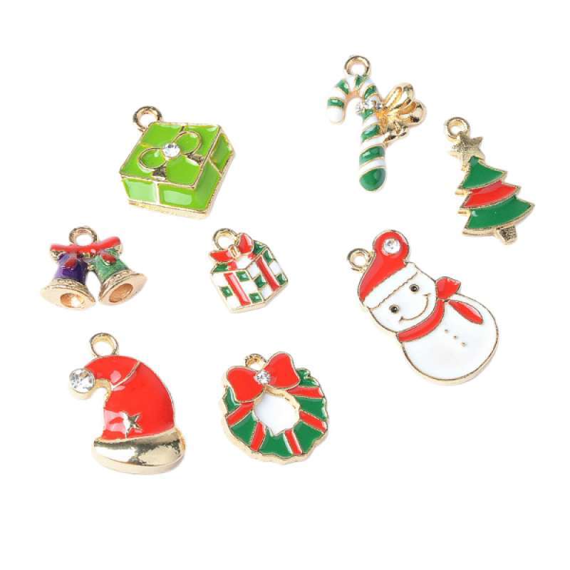 Download Jual Oem Xmas Gift Mixed Enamel Christmas Motif Charms Pendant Diy Jewelry Craft 8 Pcs Online November 2020 Blibli Com 3D SVG Files Ideas | SVG, Paper Crafts, SVG File