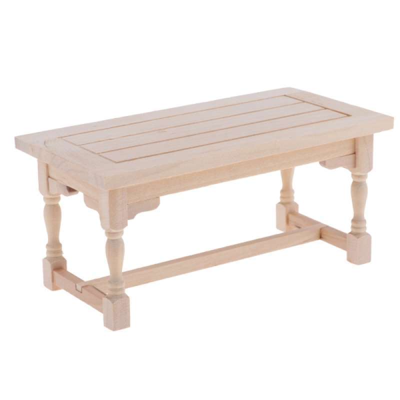 Jual Oem Mini Natural End Table Tea Table Furniture Dollhouse Accessories 1 12 Online September 2020 Blibli Com