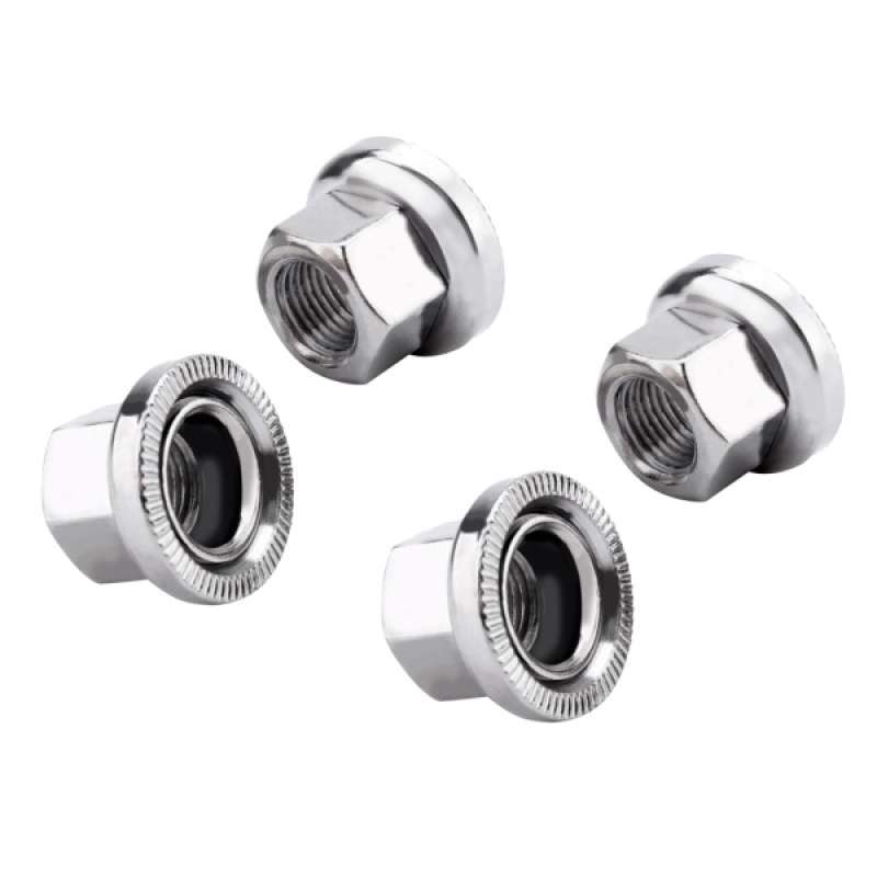 Track Nuts Bike Bicycle Wheel Axle Old School for Rear Hub Hardware 4pcs