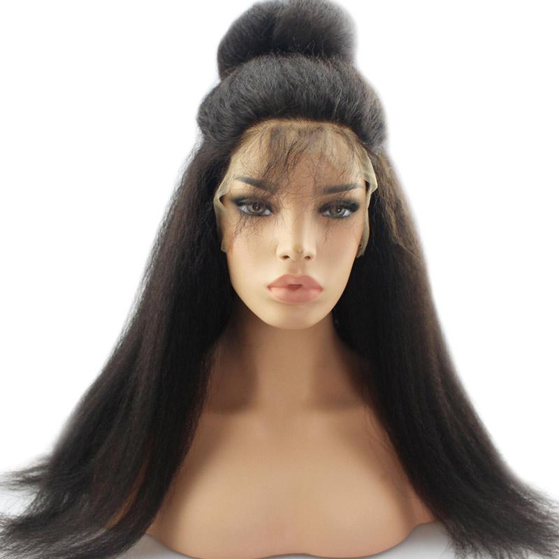 synthetic lace front wigs yaki