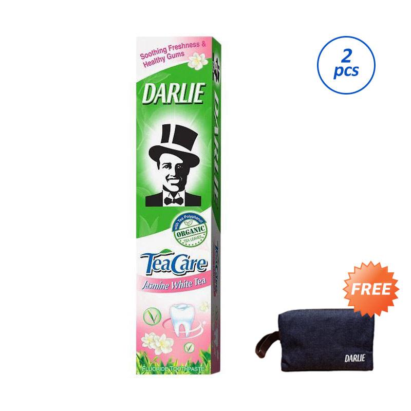 Jual Darlie Tea Care Jasmine Tea Pasta Gigi Buy 2 160 G Free Denim Pouch Online Juni 2020 Blibli Com