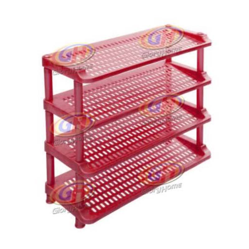Jual Glory Home Ekonomis Rak Sepatu Plastik 4 Susun Online Oktober 2020 Blibli Com
