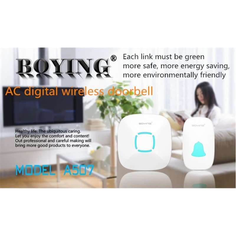 Jual Boying Waterproof Wireless Doorbells 36 Nada 1 Receiver Online September 2020 Blibli Com
