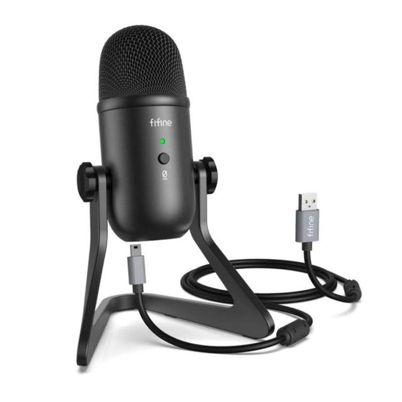 Jual Fifine K678 Mic Condenser Usb Mic Ps4 Gaming Youtuber Recording Zoom Murah Mei 2021 Blibli