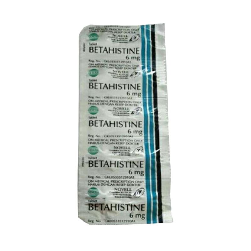 Jual Novell Betahistine Obat Resep Dokter 10 Tablet Strip Online November 2020 Blibli