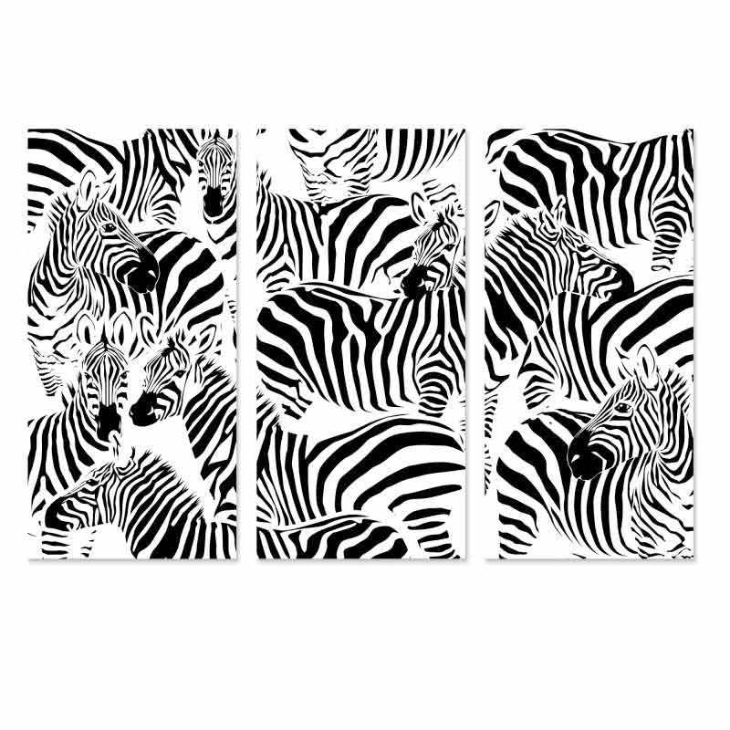 Jual Art Tho Operation Zebra Wall Canvas Multicolor Online Desember 2020 Blibli