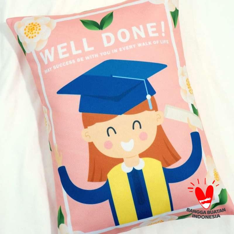Jual Rumah Bantal 123 Tema Pink Flower Kado Wisuda Wanita 30x40cm Online Oktober 2020 Blibli Com